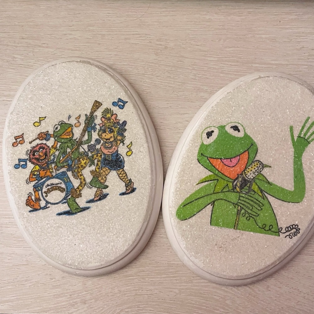 RARE One Of A Kind Muppets Wall Plaques Handmade Vintage